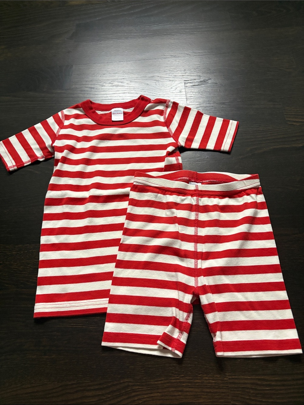 Hanna Anderson Kids Short John Pajama Set